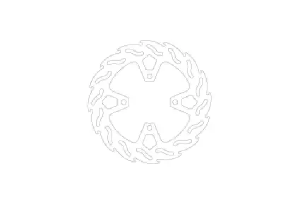 MOTO-MASTER - BRAKE DISC FLAME REAR - 17104875