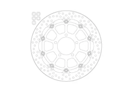 MOTO-MASTER - BRAKE DISC HALO FLOAT FT - 17104879