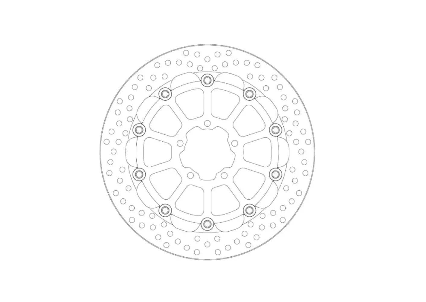 MOTO-MASTER - BRAKE DISC HALO RACING FT  - 17104883