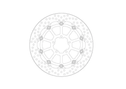 MOTO-MASTER - BRAKE DISC HALO RACING FT  - 17104883