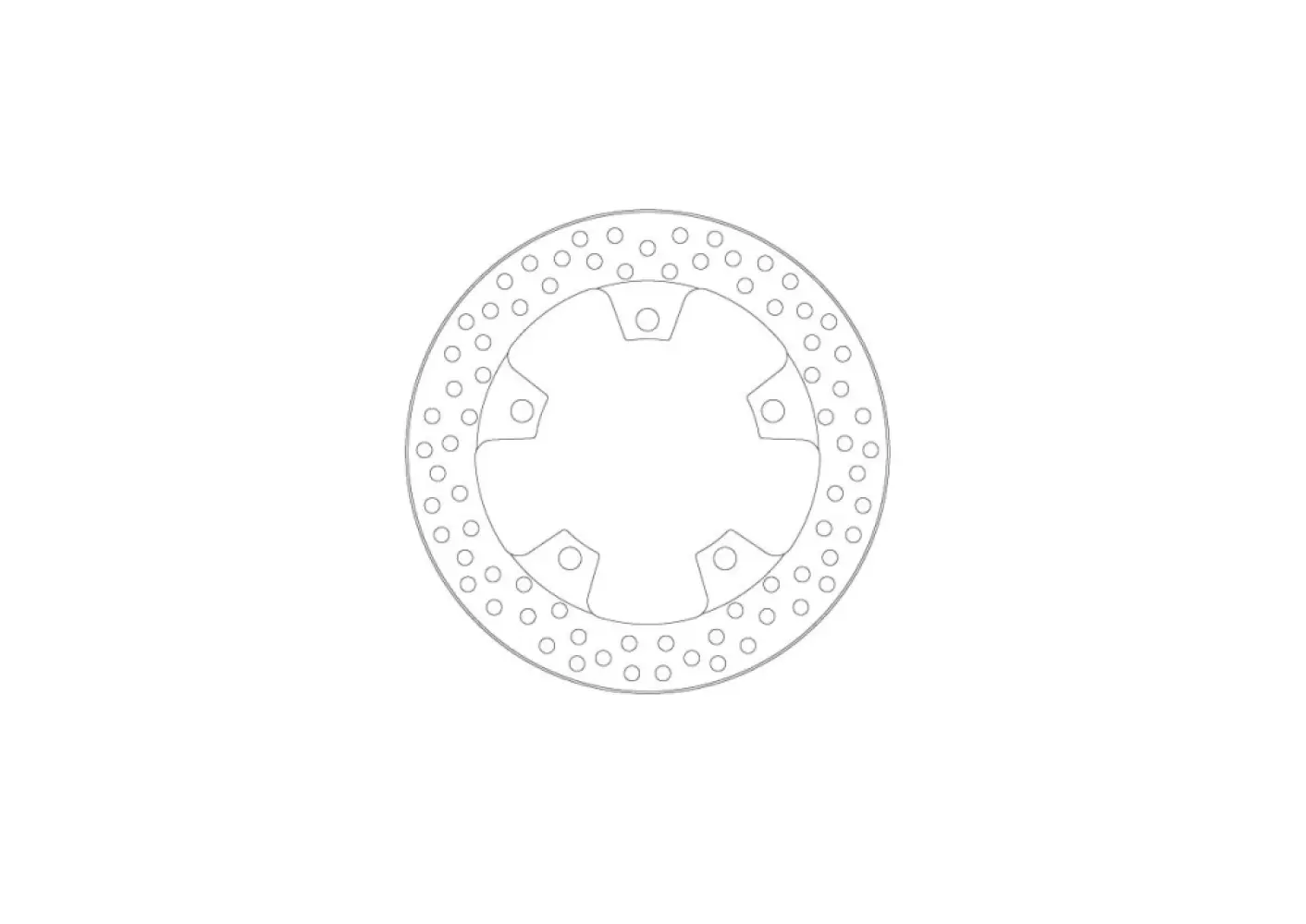 MOTO-MASTER - BRAKE DISC HALO REAR - 17104886