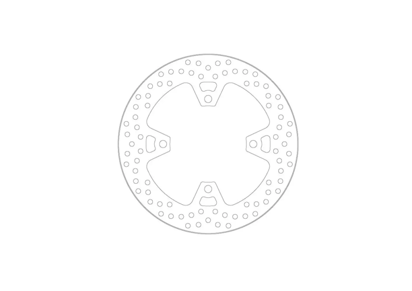 MOTO-MASTER - BRAKE DISC HALO REAR - 17104888