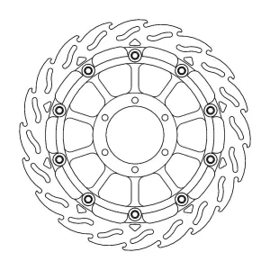 MOTO-MASTER - BRAKE DISC FLAME RACING FT L - 17104897