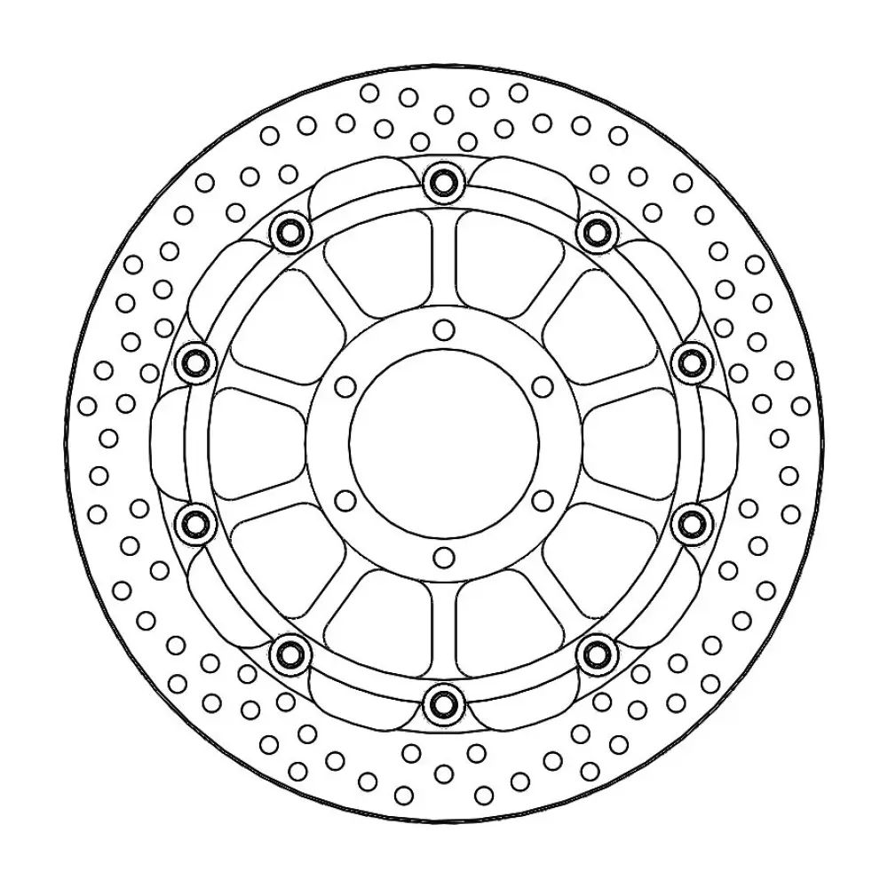 MOTO-MASTER - BRAKE DISC HALO RACING FT  - 17104899