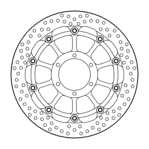 MOTO-MASTER - BRAKE DISC HALO RACING FT  - 17104899