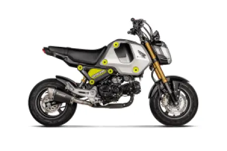 AKRAPOVIC - MUFFLER TI MSX / GROM - 18114241