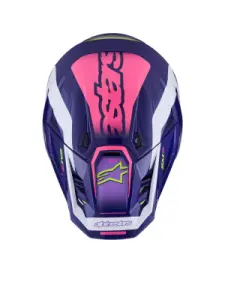 ALPINESTARS(MX) - HELMET SM7 DEED PURPLE/PINK 2X - 01109116