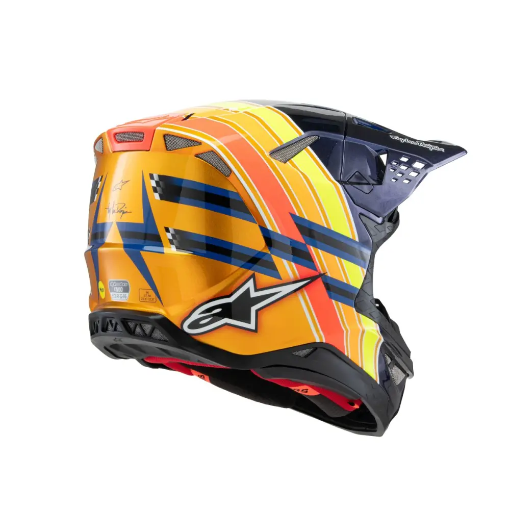 ALPINESTARS(MX) - HELMET S-M10 TLD25 BL/OR/YL XS - 01108668