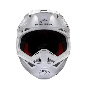 ALPINESTARS(MX) - HELMET SM10 SOLID WHT S  - 01108344