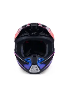 ALPINESTARS(MX) - HELMET SM7 FUSE BLU/PU/PINK M - 01109095