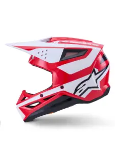 ALPINESTARS(MX) - HELMET SM3 HEAT RED/WH/BLK XL - 01109187