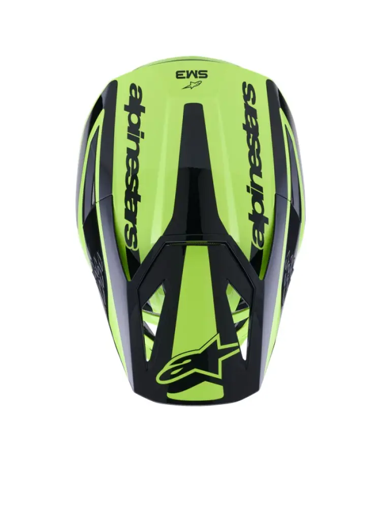 ALPINESTARS(MX) - HELMET SM3 HEAT YEL/BLACK L - 01109192