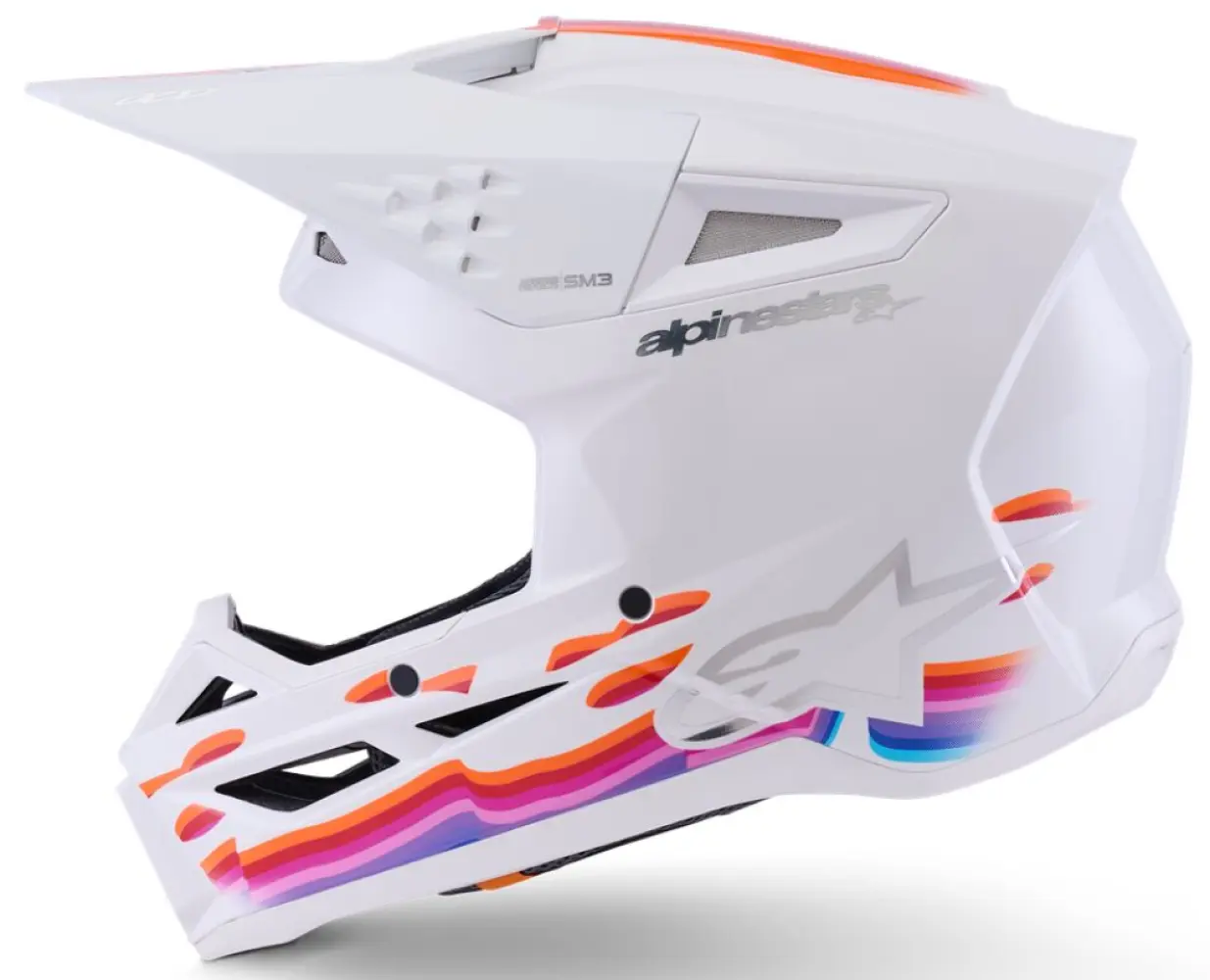 ALPINESTARS(MX) - HELMET SM3 FORCE WHITE-GLOSS X - 01109205