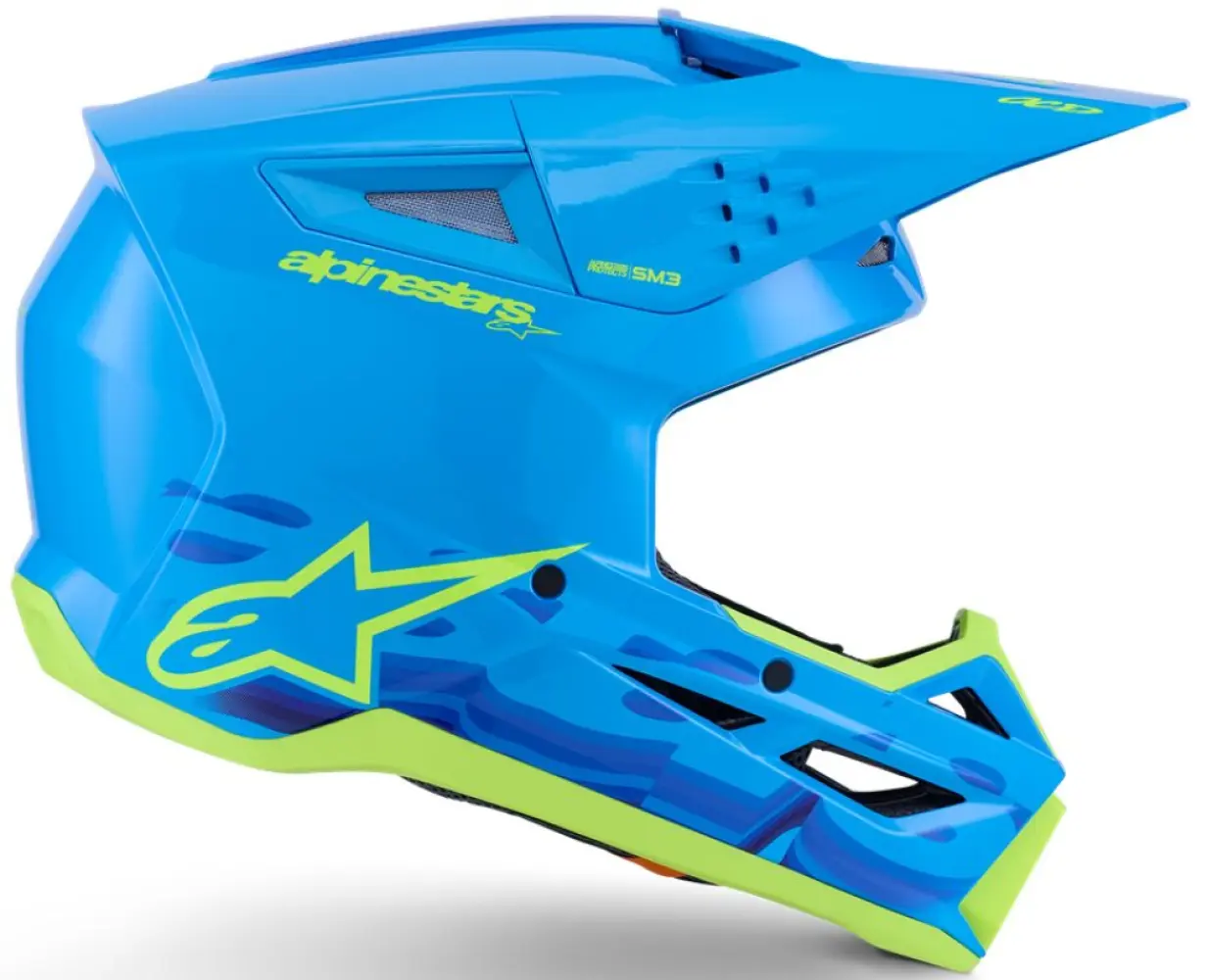 ALPINESTARS(MX) - HELMET SM3 FORCE CYAN S - 01109208