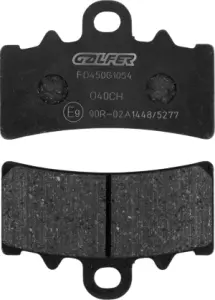 GALFER - BRAKE PAD SEMI METAL - 17212357