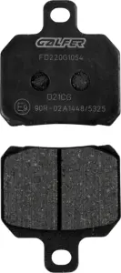 GALFER - BRAKE PAD SEMI METAL - 17212959