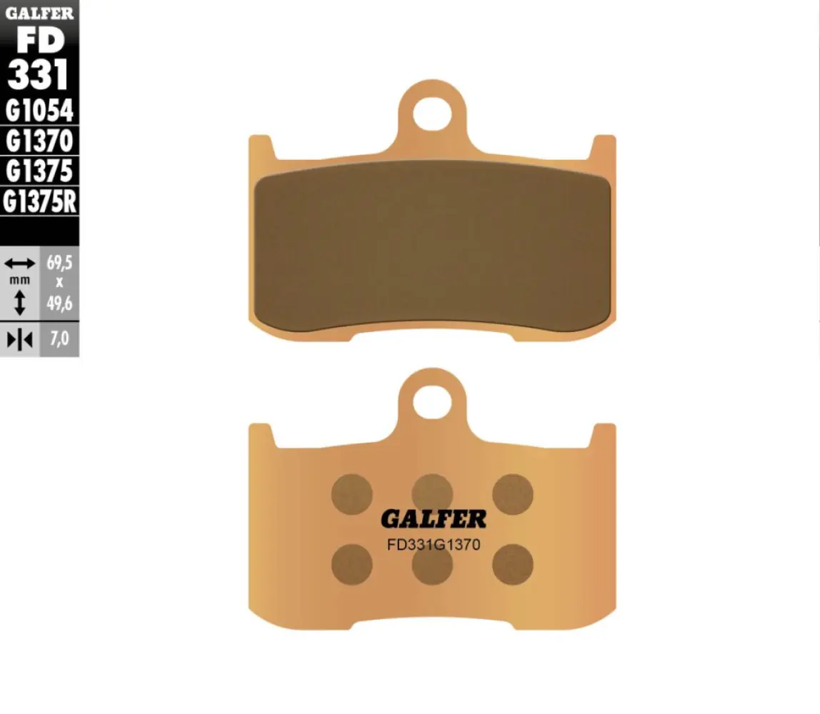 GALFER - BRAKE PAD SINTERED - 17213057
