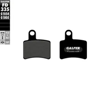 GALFER - BRAKE PAD SEMI METAL - 17213563
