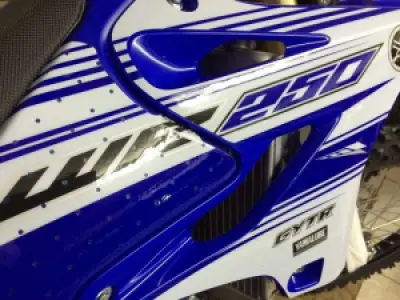 AXP RACING - RADIATOR GUARDS YZ250 BL - 19010947