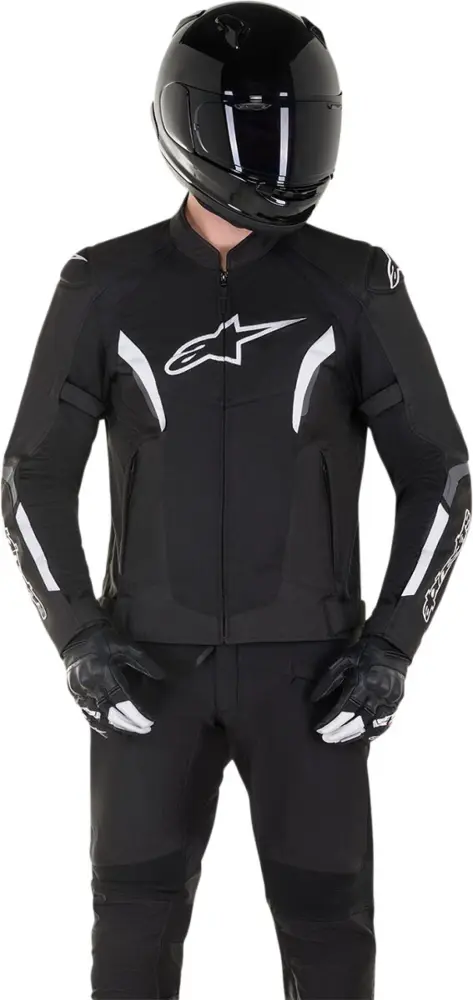 ALPINESTARS (ROAD) - JACKET AST AIR V2 BLACK/WHT 3X - 28205640