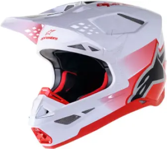 ALPINESTARS(MX) - HELMET SM10 UNIT RD/WT