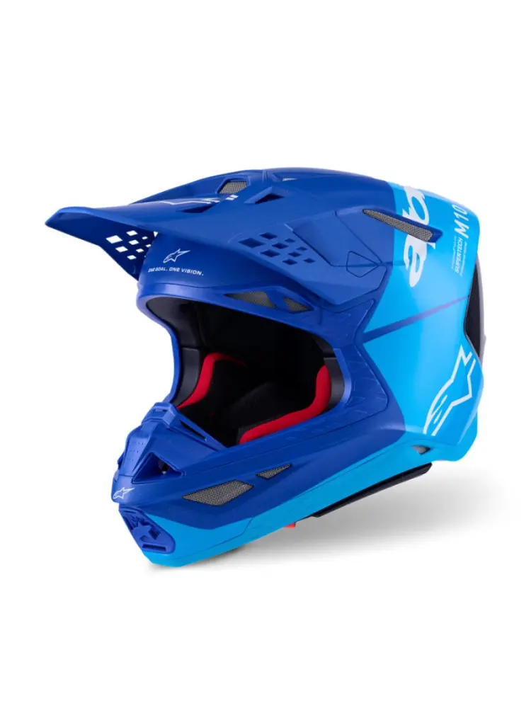 ALPINESTARS(MX) - HELMET S-M10 FLOOD BLUE/BLK-CA