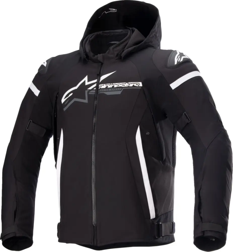ALPINESTARS (ROAD) - JACKET ZACA WP BLACK/WHITE 3X - 28206020