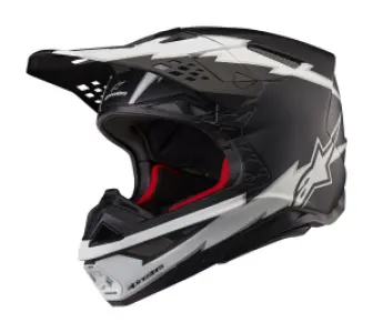 ALPINESTARS(MX) - HELMET SM10 AMP BLK/WT L - 01108355