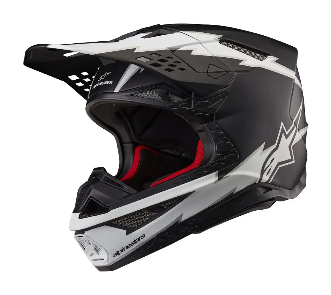 ALPINESTARS(MX) - HELMET SM10 AMP BLK/WT XL - 01108356