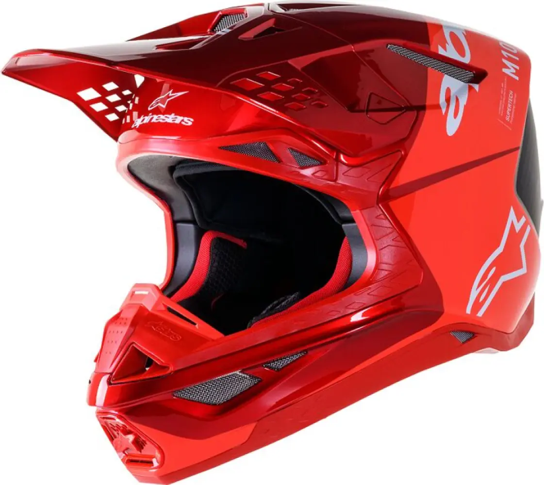 ALPINESTARS(MX) - HELMET SM10 FLOOD RED S - 01108365