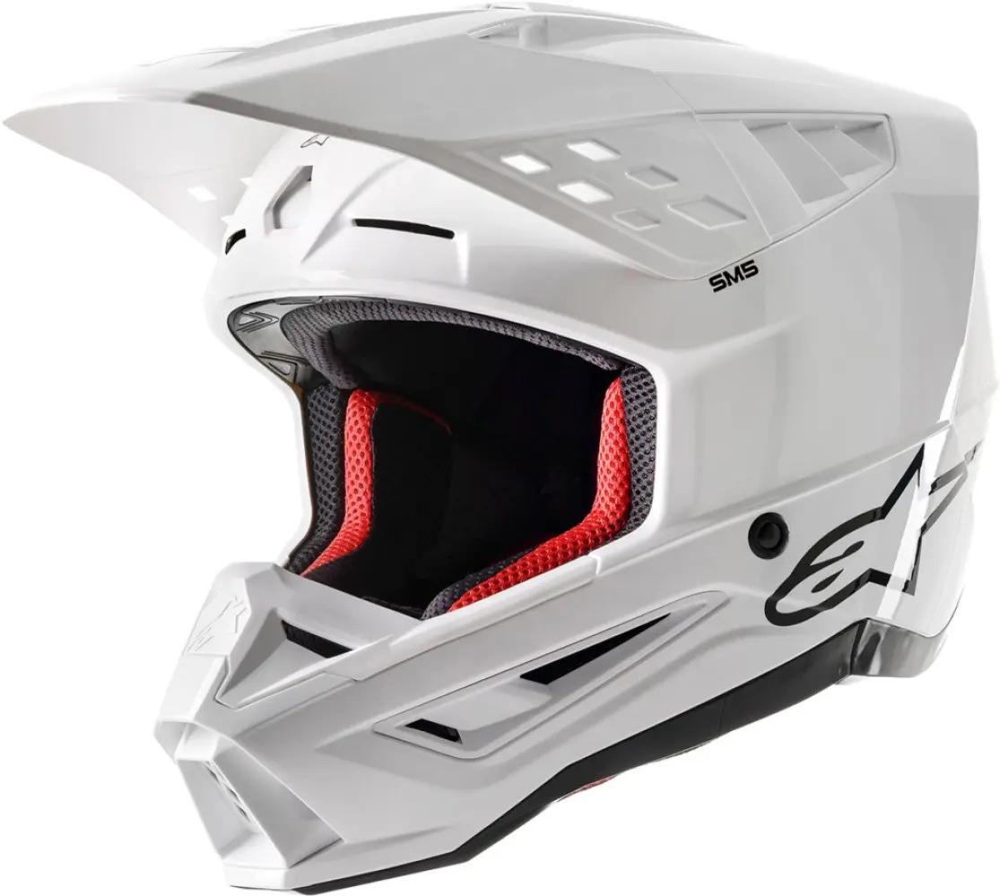 ALPINESTARS(MX) - HELMET SM5 SOLID WHT 2X - 01108392