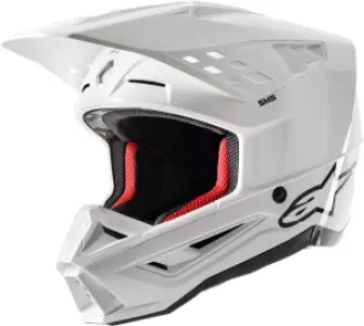 ALPINESTARS(MX) - HELMET SM5 SOLID WHT 2X - 01108392