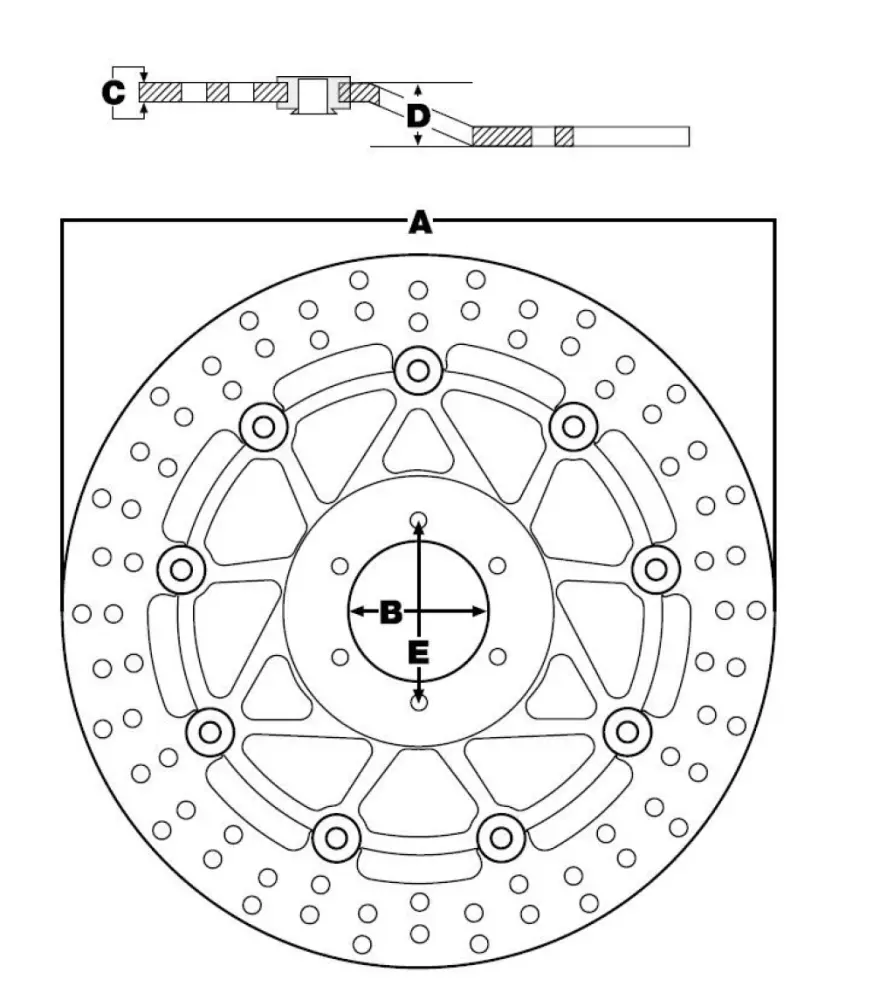 TRW - ROTOR TRW MST356 - 17102372