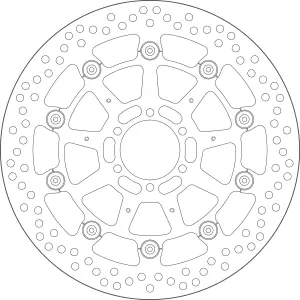 SBS - BRAKE RTR ROUND - 17104466