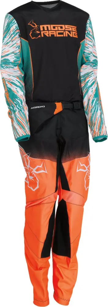 MOOSE OFFROAD SOFT-GOODS - PANT YTH AGRD TL/OR/BK 20 - 29032256