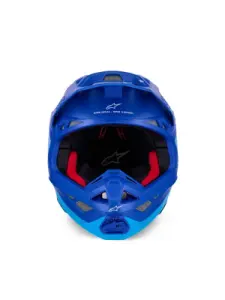 ALPINESTARS(MX) - HELMET S-M10 FLOOD BLUE/BLK-CA - 01109041