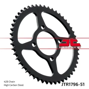 JT SPROCKETS - SPROCKET REAR 51T 428 - 12100414