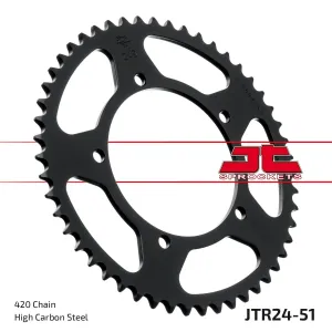 JT SPROCKETS - SPROCKET REAR 51T 420 - 12100422