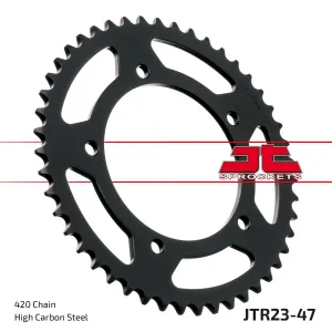 JT SPROCKETS - SPROCKET REAR 47T 420 - 12100421