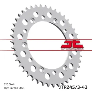 JT SPROCKETS - SPROCKET REAR 43T 520 - 12100424