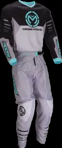 MOOSE OFFROAD SOFT-GOODS - JERSEY QUALIFIER GRAY/TEAL XL - 29108186