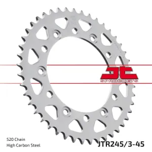 JT SPROCKETS - SPROCKET REAR 45T 520 - 12100425