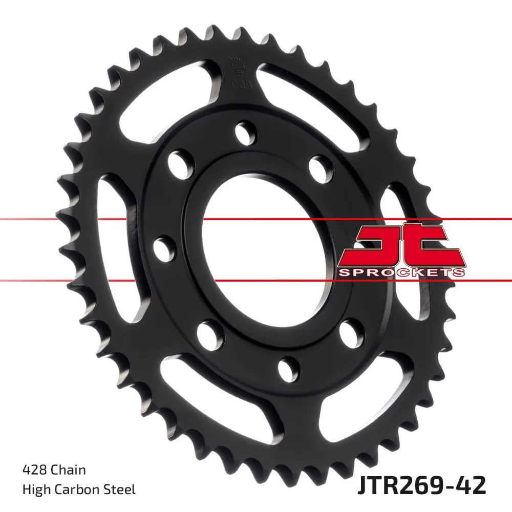 JT SPROCKETS - SPROCKET REAR 42T 428 - 12100432