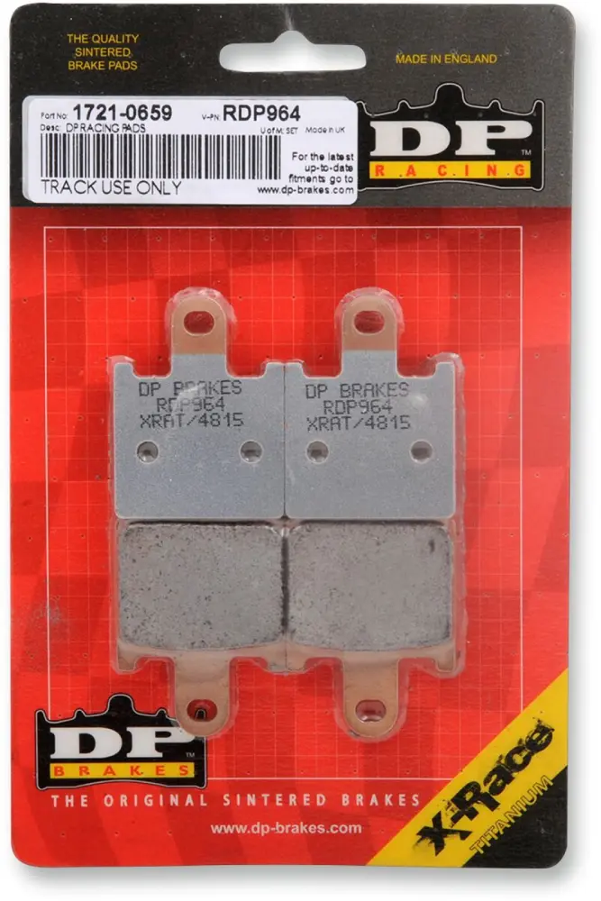 DP BRAKES - BRAKE PAD DP STRT RDP964 - 17210659