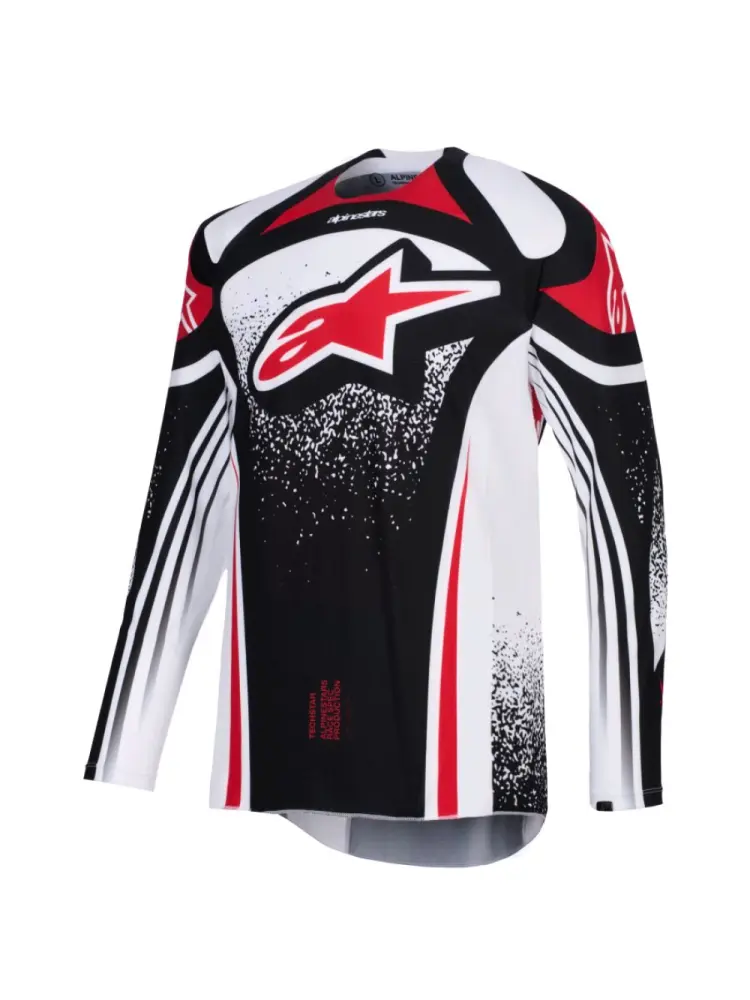 ALPINESTARS(MX) - JERSEY TECHSTAR NOMUR BLK/WH/R - 29108544