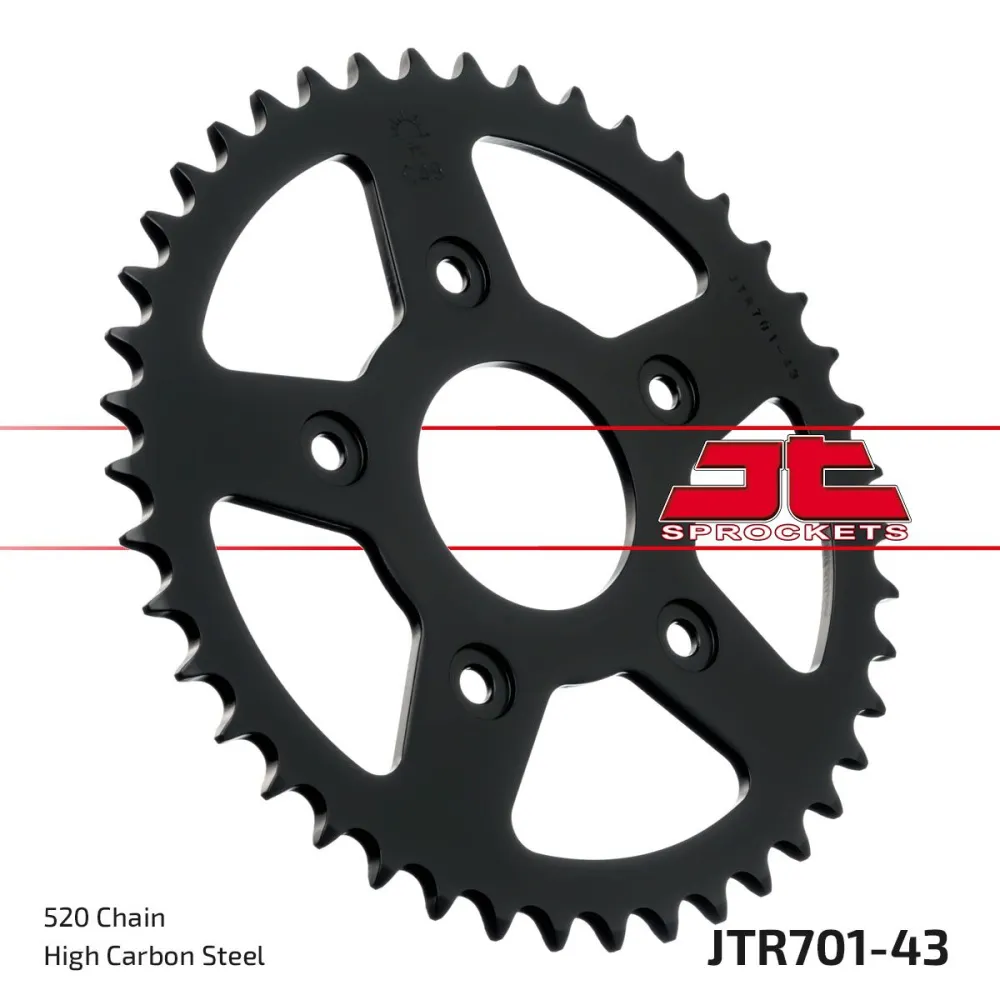 JT SPROCKETS - SPROCKET REAR 43T 520 - 12100465