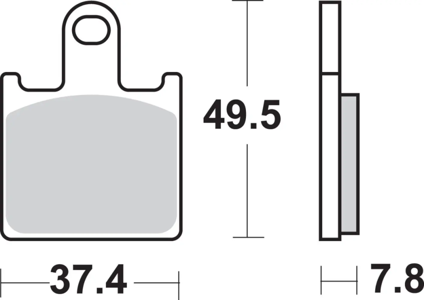 SBS - BRAKE PAD SINT FR - 17211657