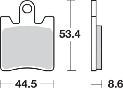 SBS - BRAKE PAD SINT FR - 17211821