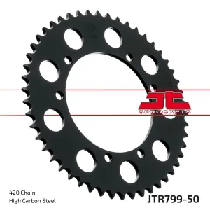 JT SPROCKETS - SPROCKET REAR 50T 420 - 12100467
