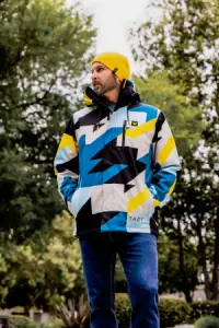 THOR - JACKET TOUR BRAVE BL/YL SM - 29200817